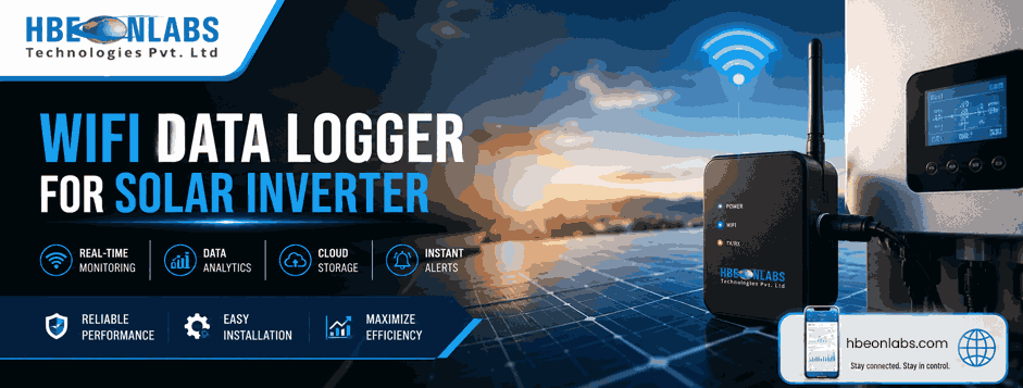 wifi data logger for solar inverter